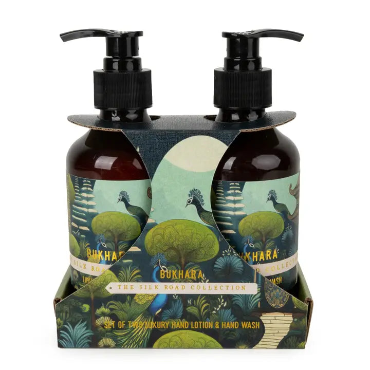 Samarkand or Bujhara Set of 2 250ml Hand Wash & Hand Lotion Set 6PK