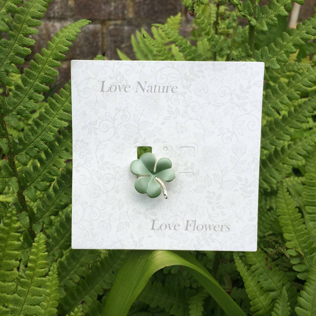 Shamrock Green Brooch