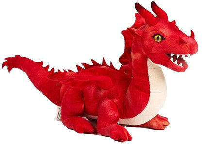 Red dragon plush toy with wings 40cm