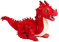 Red dragon plush toy with wings 40cm