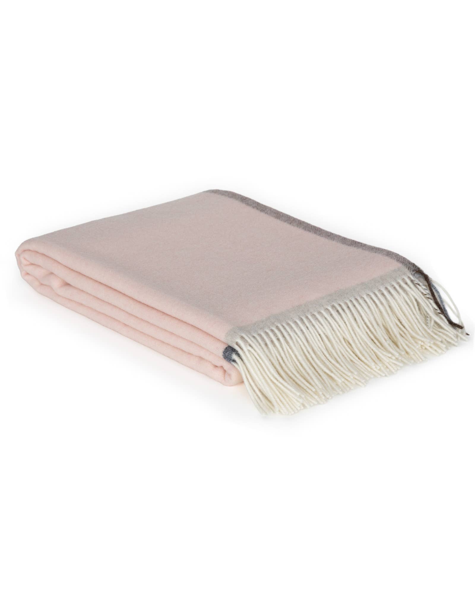 Soft Cashmere & Merino wool throw blanket MILANO Rosa Orlo