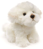 Maltese dog - 18 cm (height) - cuddly/plush toy