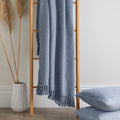 Hayden Throw /bedspread in Blue 200cm x 200cm