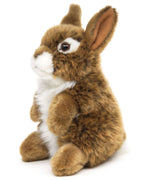 Bunny, standing (brown) - 18 cm (height) - cuddly/plush toy