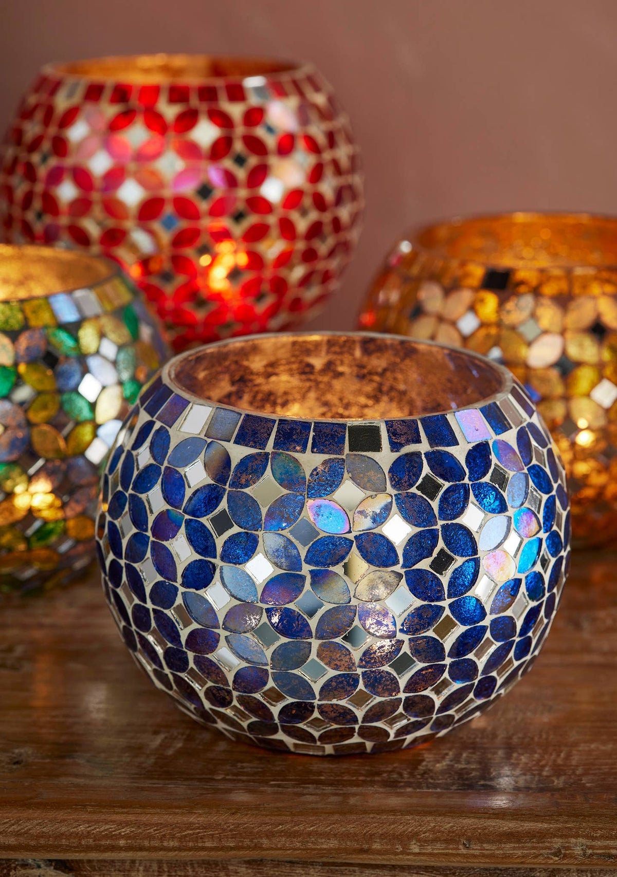 Meena Mosaic Tealight Holder