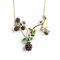 Blackberry and Mouse Necklace