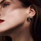 Bejewelled Moth Stud Earrings