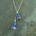Bluebell Flower Pendant Necklace