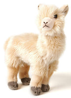 Alpaca beige, standing - 23 cm (height) cuddly/plush toy