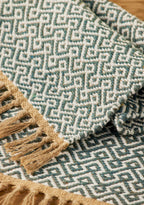 Handwoven Jute & Recycled Cotton Rug