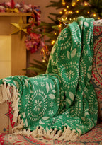 Elegant Jacquard Cotton Throw