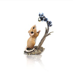 Woodland Mouse, Bluebells & Bee Sculpture