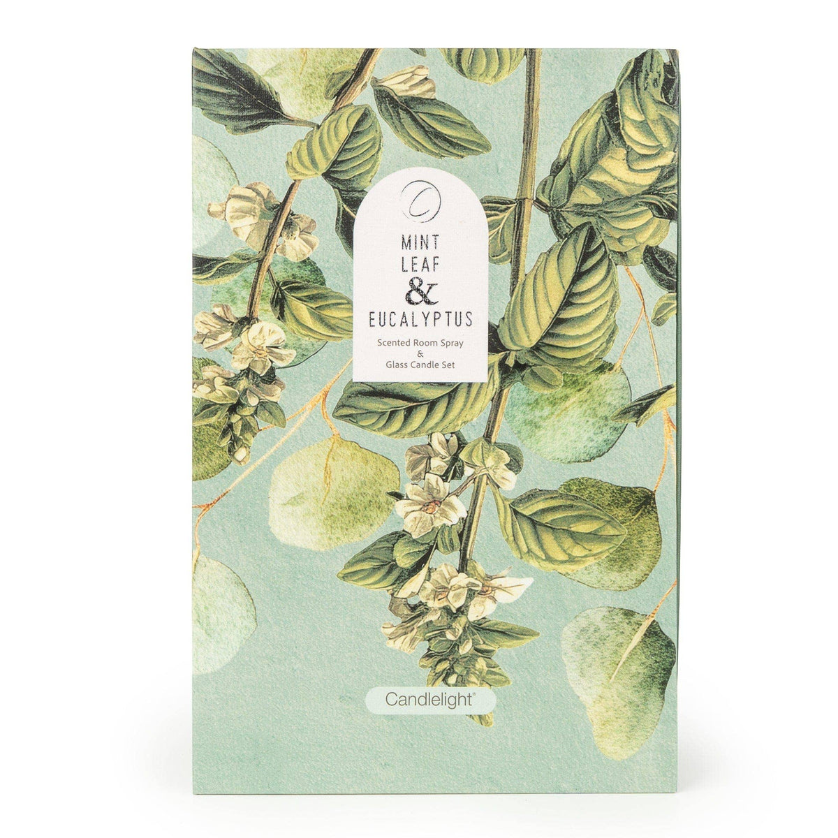 Room Spray & Candle Gift Set - Mint Leaf & Eucalyptus