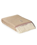 Wool throw blanket Denver Crema