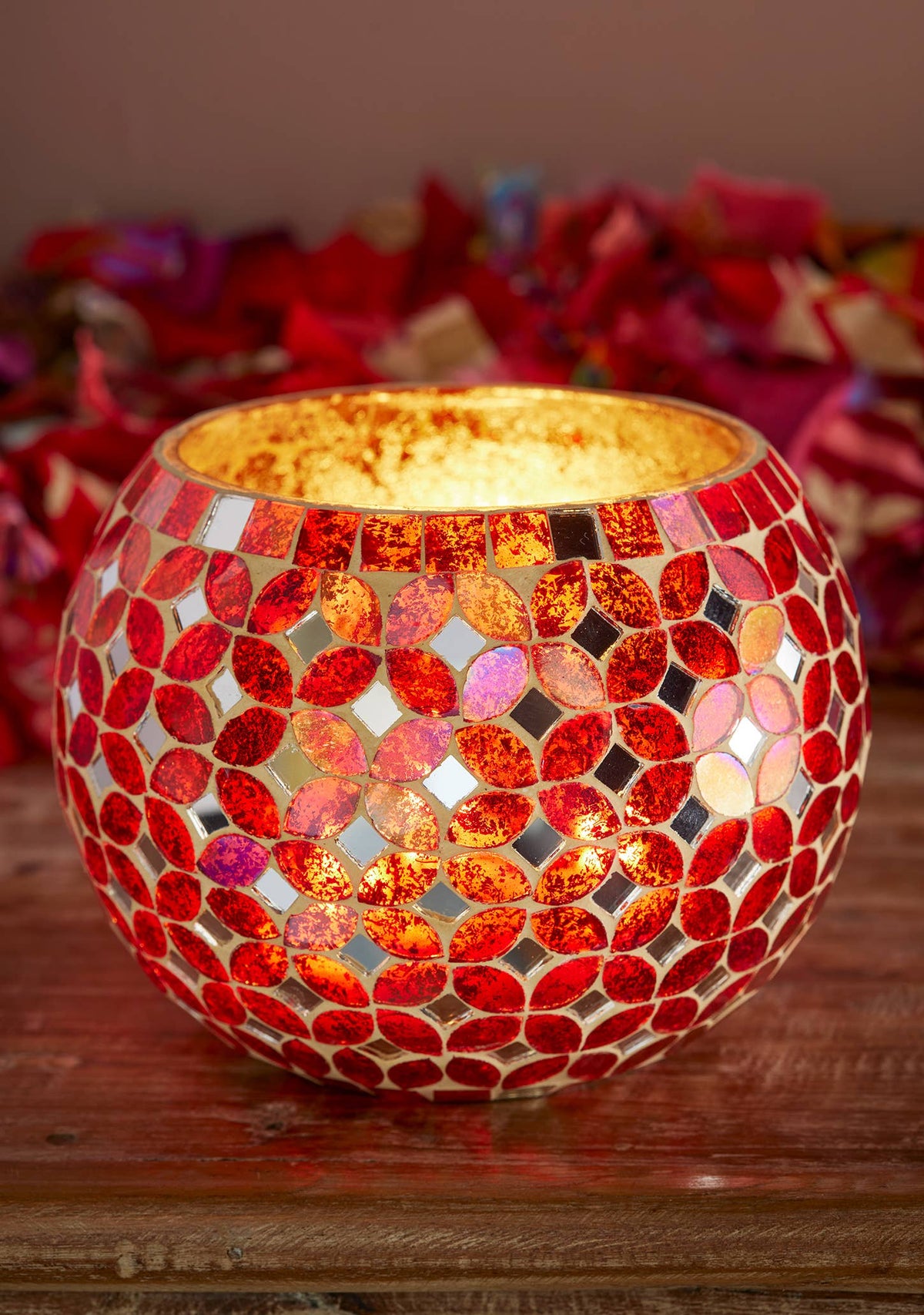 Meena Mosaic Tealight Holder