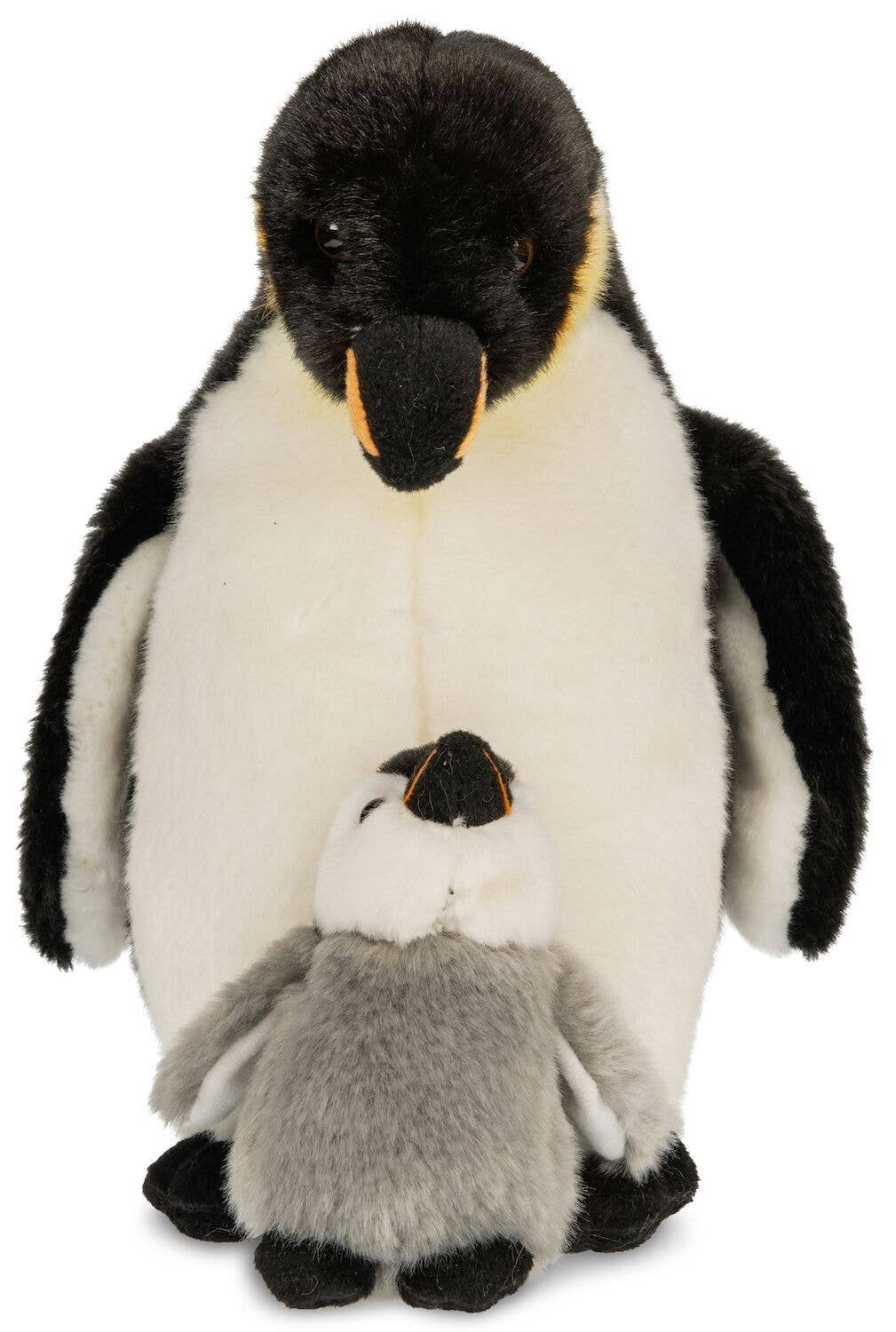 Emperor penguin with baby - 26 cm (height) - cuddly/plush toy