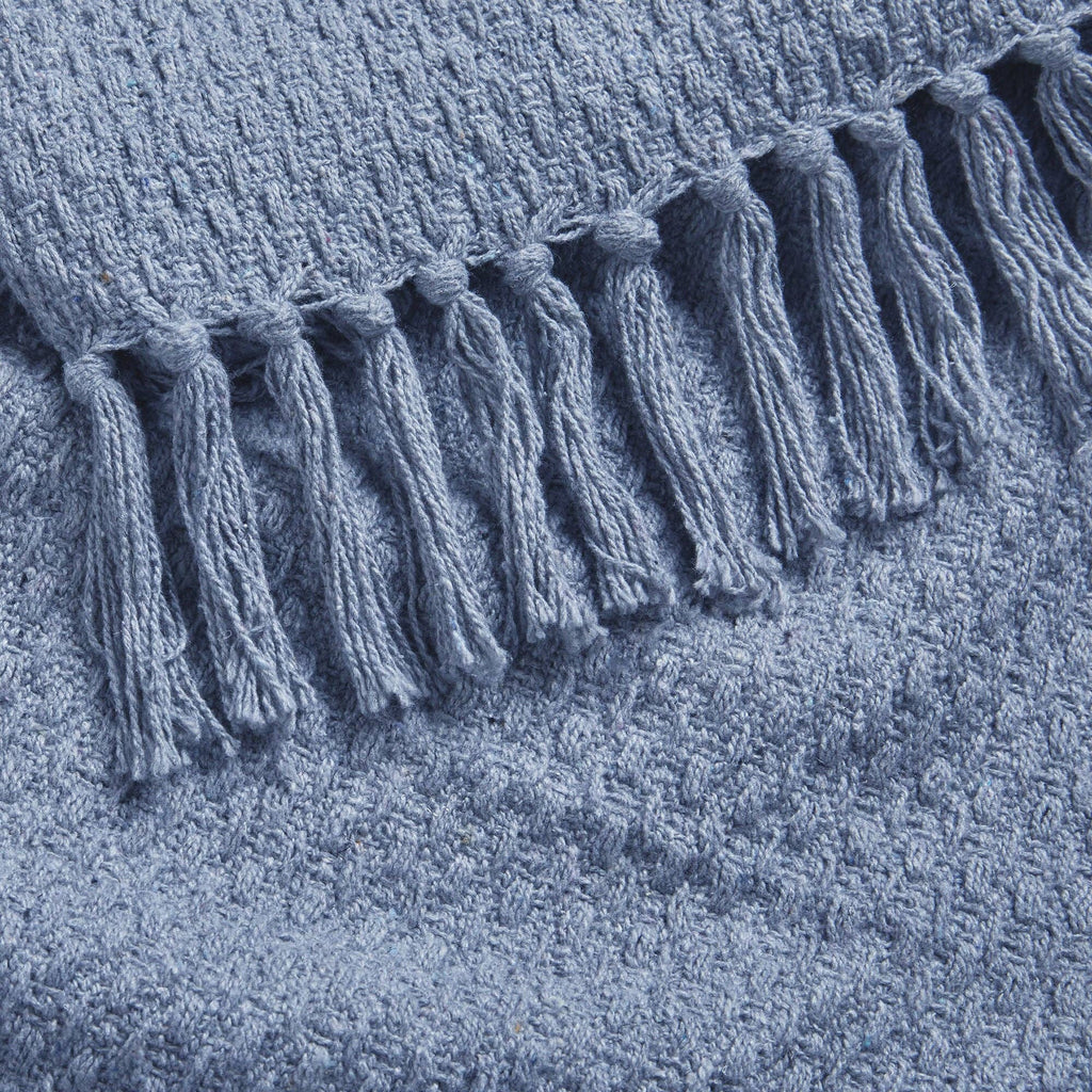 Hayden Throw /bedspread in Blue 200cm x 200cm