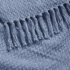Hayden Throw /bedspread in Blue 200cm x 200cm