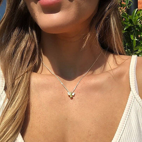 Bee Animal Pendant Necklace