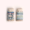 Scandi Cosy Wrist Warmers in Cream Mix