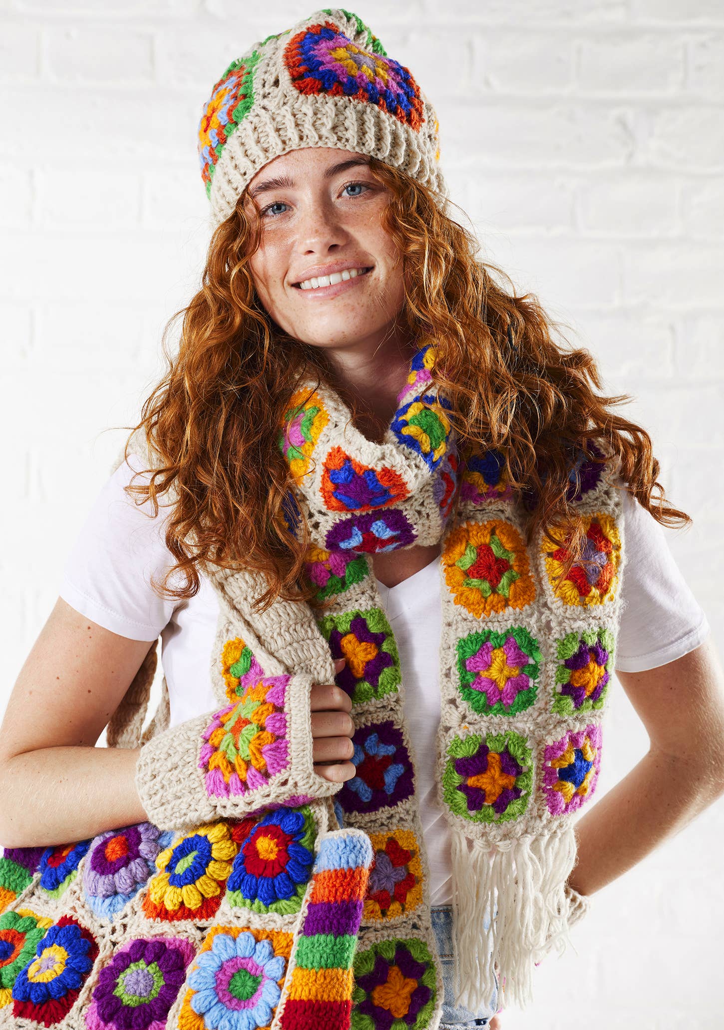 Crochet Rainbow Bag