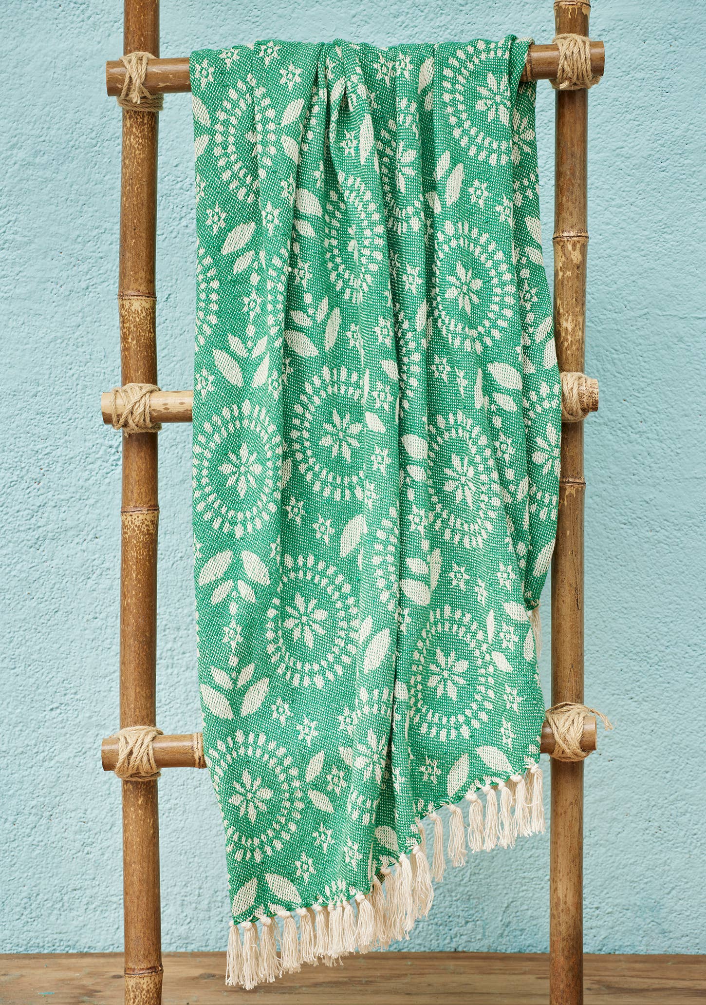 Jolly Recycled Cotton Jacquard Throw