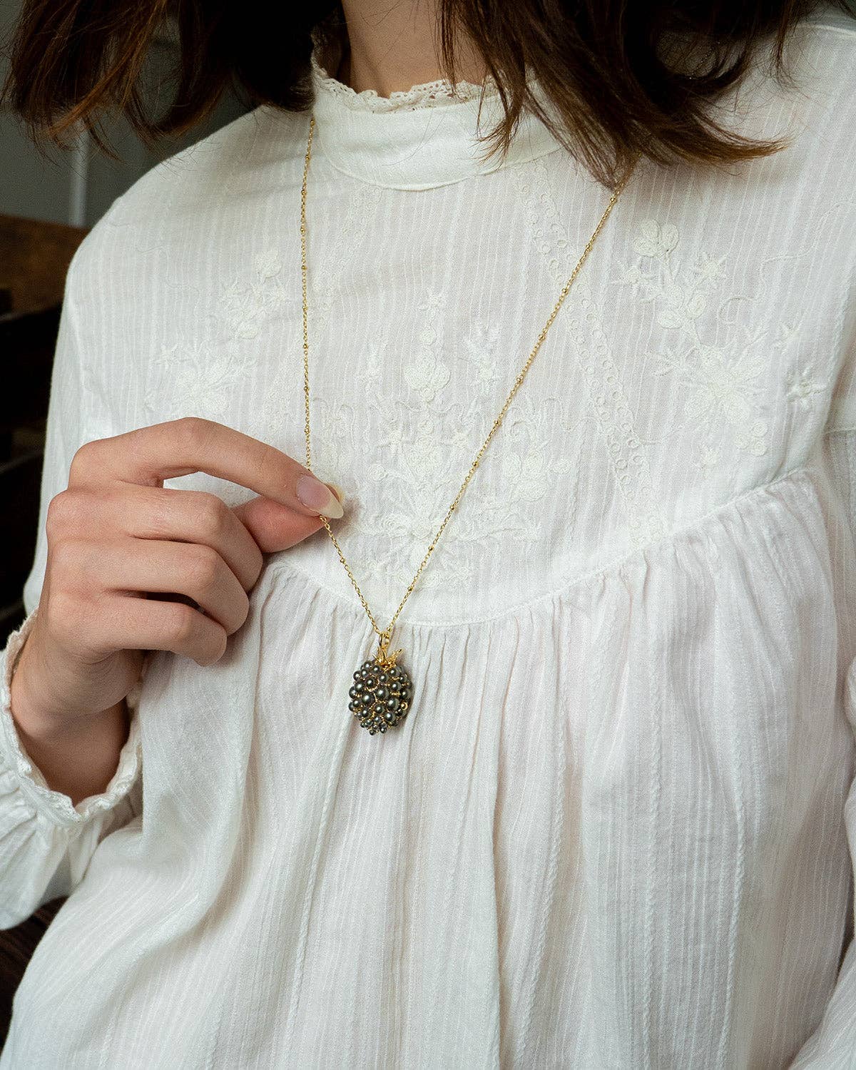 Blackberry and Mouse Locket
