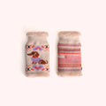 Sausage Dog Wrist Warmers in Cream