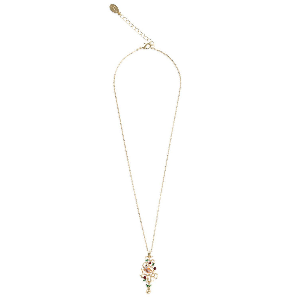 Partridge and Pear Lattice Pendant