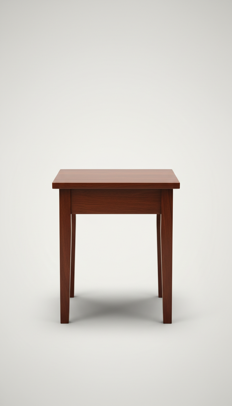 Polished Mahogany Side Table