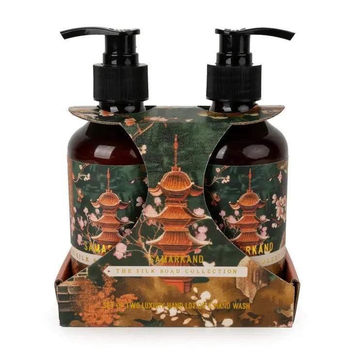 Samarkand or Bujhara Set of 2 250ml Hand Wash & Hand Lotion Set 6PK