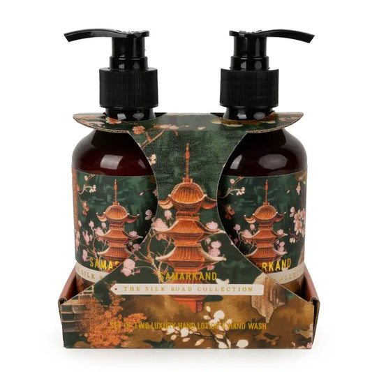 Samarkand or Bujhara Set of 2 250ml Hand Wash & Hand Lotion Set
