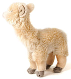 Alpaca beige, standing - 23 cm (height) cuddly/plush toy