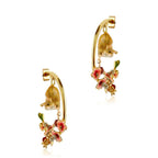 Conker Mouse Hoop Earrings