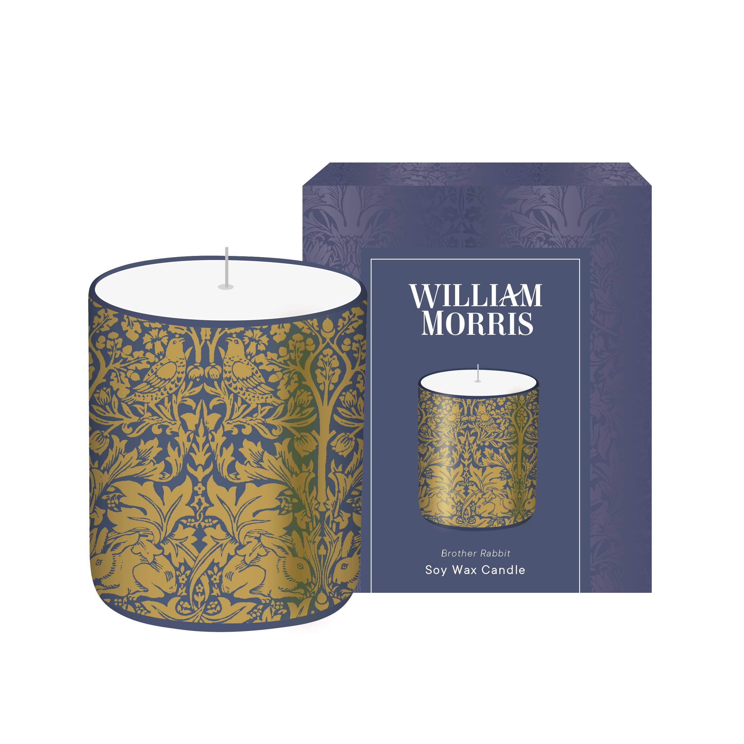 William Morris Brother Rabbit Candle