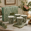 William Morris Acorn Mug Set 4