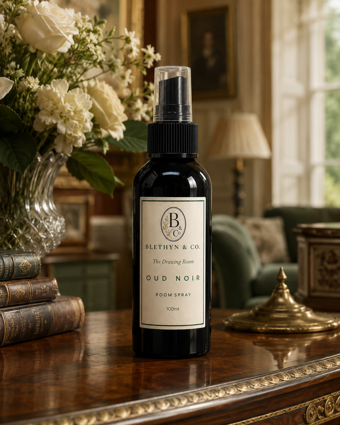 Blethyn and Co Oud Noir room spray 100ml bottle