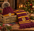 Harry Potter Gryffindor Scarf & Hat Gift Set with Platform 9¾ Box | Blethyn & Co
