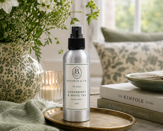 Gooseberry and white tea room spray 100ml bottle