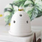 Yellow Beehive Incense Cone Holder