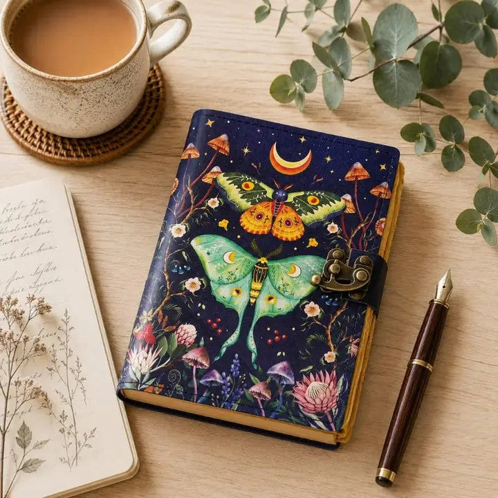 Hand Made Notebook Journal With Clasp 13 x 18cm