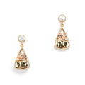Dog in a Bag Drop Earrings