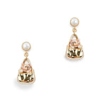 Dog in a Bag Drop Earrings