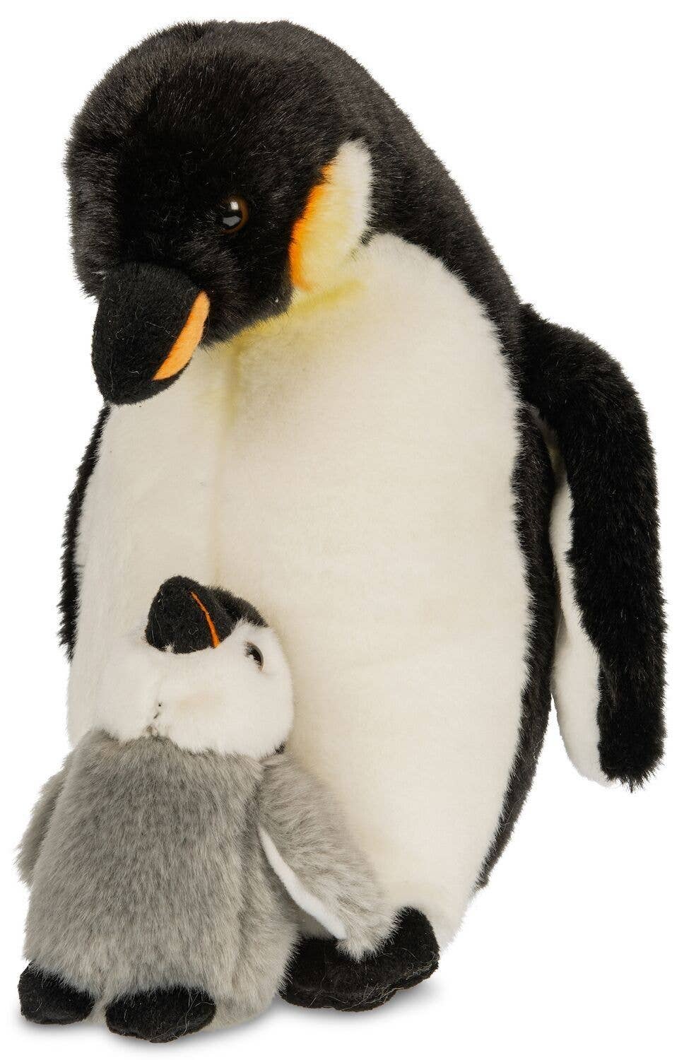 Emperor penguin with baby - 26 cm (height) - cuddly/plush toy