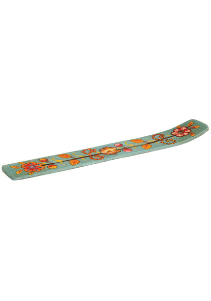 Hand Painted Wooden Incense Holder