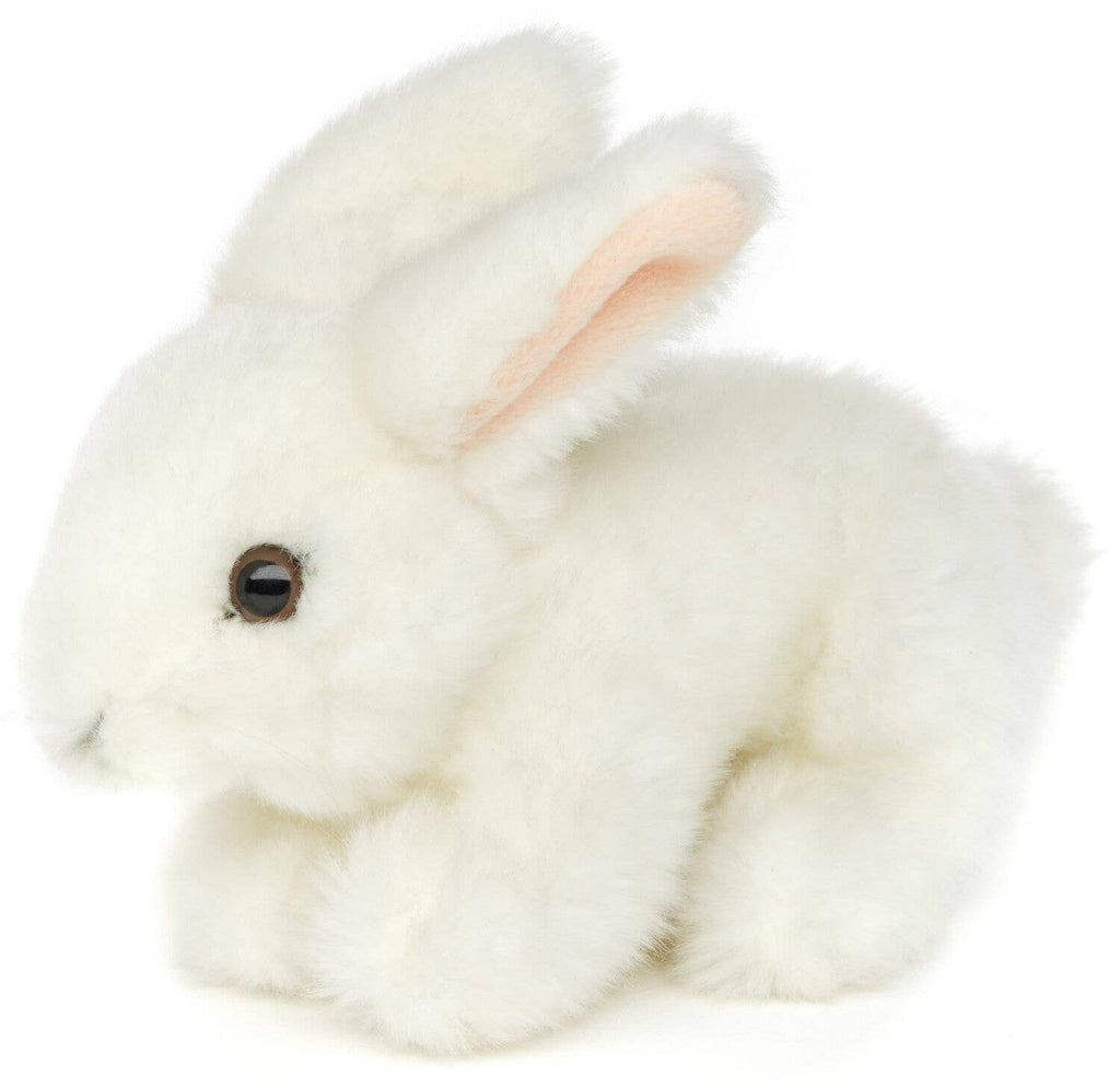 Bunny lying down (white) - 18 cm (length) - cuddly/plush toy