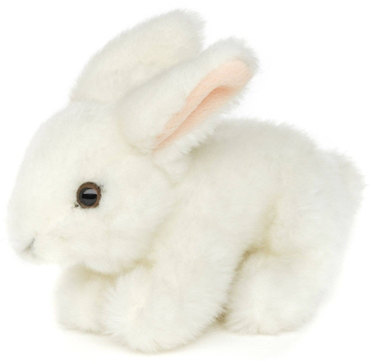 Bunny lying down (white) - 18 cm (length) - cuddly/plush toy