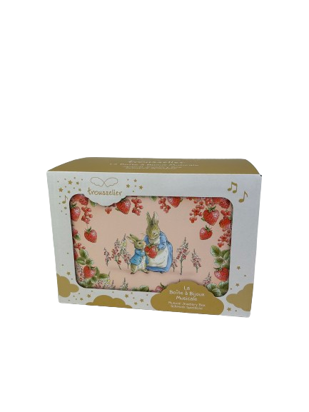 Peter Rabbit© Strawberries Musical Jewelry Box
