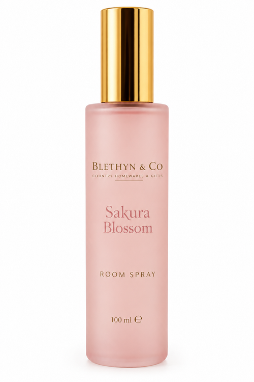 Blethyn & Co Sakura Blossom 100ml room spray branding mock-up