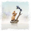 Woodland Mouse, Bluebells & Bee Sculpture